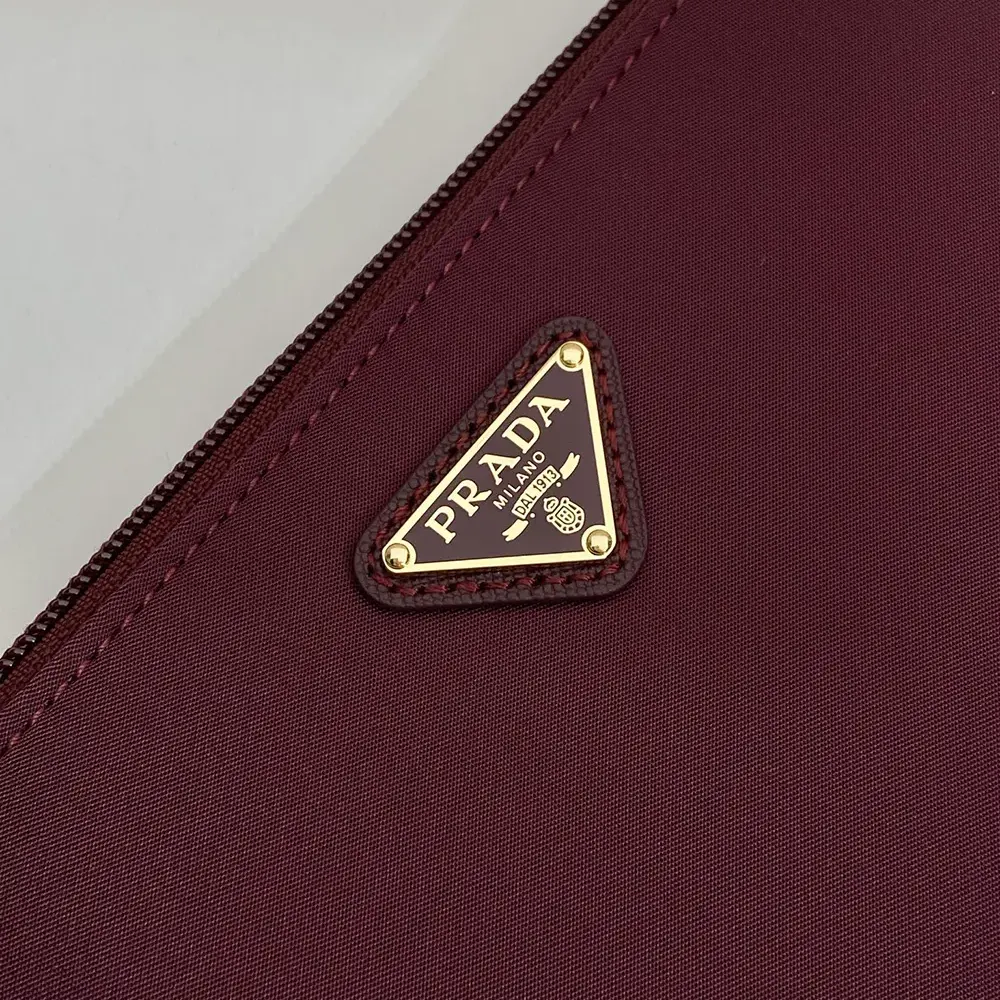 Prada Women Re-Nylon Pouch Enameled Metal Triangle Logo 1NE545 10 Prada Women Re-Nylon Pouch Enameled Metal Triangle Logo 1NE545