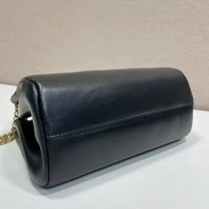 Prada Women Tumulte Small Nappa Leather Bag-Black 1BD395
