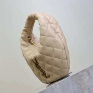 Saint Laurent YSL Women Icarino In Quilted Nappa-Beige