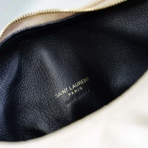 Saint Laurent YSL Women Icarino In Quilted Nappa-Beige