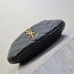 Saint Laurent YSL Women Icarino In Quilted Nappa-Black