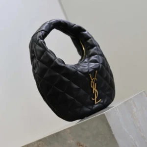 Saint Laurent YSL Women Icarino In Quilted Nappa-Black