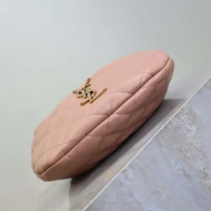 Saint Laurent YSL Women Icarino In Quilted Nappa-Pink