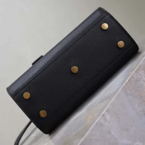 Saint Laurent YSL Women Nano Sac De Jour In Supple Grained Leather-Black