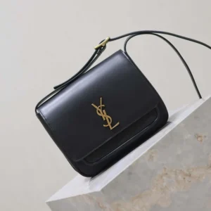 Saint Laurent YSL Women Niki Satchel In Leather-Black