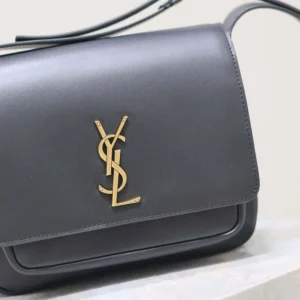 Saint Laurent YSL Women Niki Satchel In Leather-Black