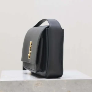 Saint Laurent YSL Women Niki Satchel In Leather-Black