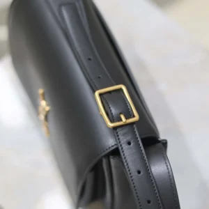 Saint Laurent YSL Women Niki Satchel In Leather-Black