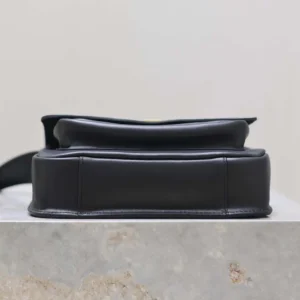 Saint Laurent YSL Women Niki Satchel In Leather-Black