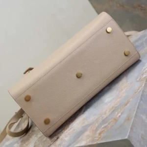 Saint Laurent YSL Women Small Sac De Jour In Supple Grained Leathe-Beige