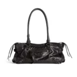 Balenciaga Women Le City Bag East-West In Black 8457042A
