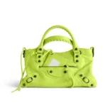 Balenciaga Women Le City First Bag In Granny Green Arena Storico Lambskin