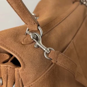 Balenciaga Women Rodeo Handbag Medium In Camel-Brown 7897722A