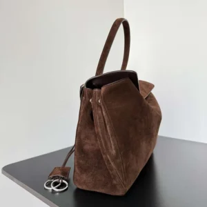 Balenciaga Women Rodeo Handbag Medium In Light Espresso 7897722A