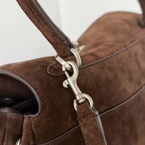 Balenciaga Women Rodeo Handbag Medium In Light Espresso 7897722A