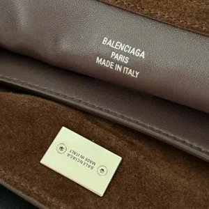 Balenciaga Women Rodeo Handbag Medium In Light Espresso 7897722A