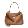 Balenciaga Women Rodeo Handbag Small In Camel-Brown 7897792A 14 Balenciaga Women Rodeo Handbag Small In Camel-Brown 7897792A