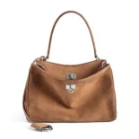 Balenciaga Women Rodeo Handbag Small In Camel-Brown 7897792A
