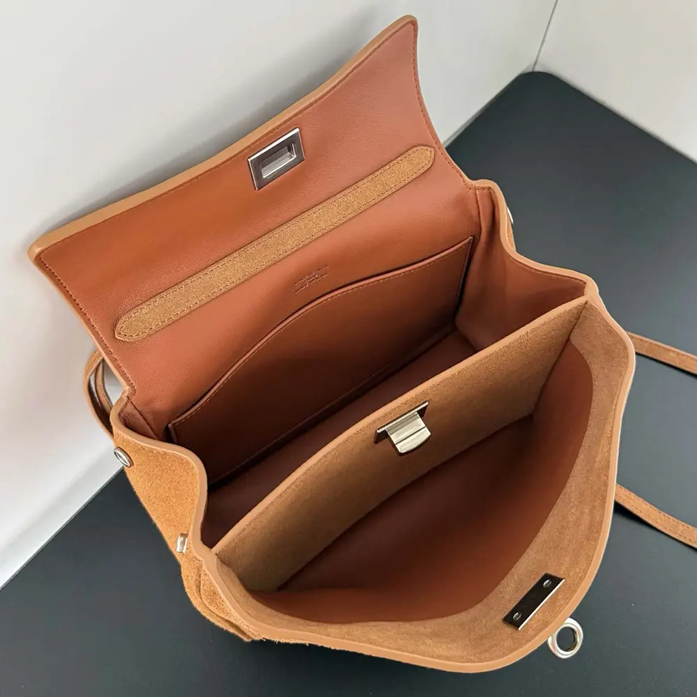 Balenciaga Women Rodeo Handbag Small In Camel-Brown 7897792A 5 Balenciaga Women Rodeo Handbag Small In Camel-Brown 7897792A