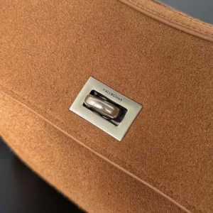 Balenciaga Women Rodeo Handbag Small In Camel-Brown 7897792A