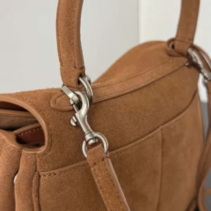 Balenciaga Women Rodeo Handbag Small In Camel-Brown 7897792A