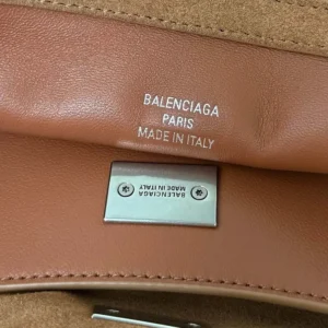 Balenciaga Women Rodeo Handbag Small In Camel-Brown 7897792A