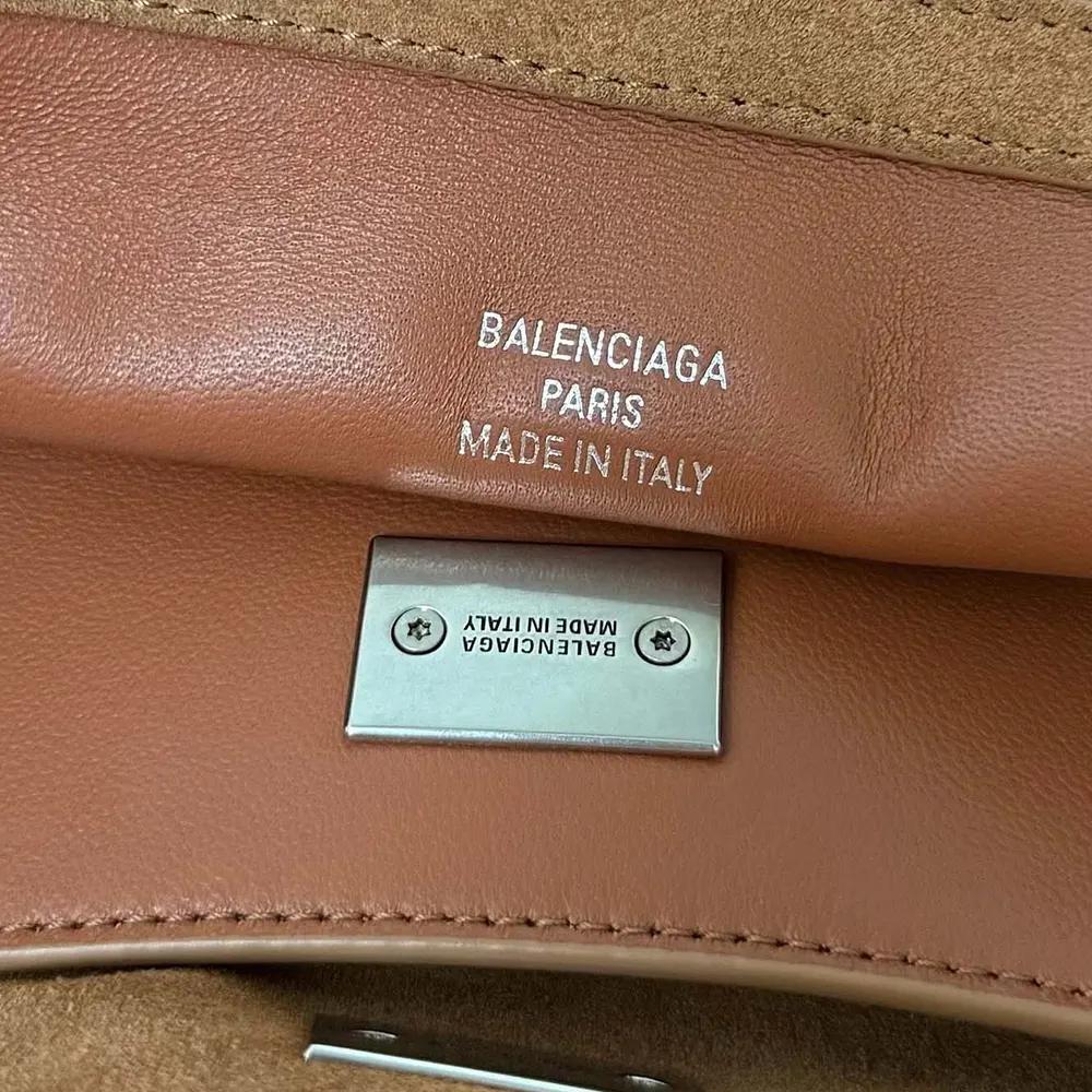 Balenciaga Women Rodeo Handbag Small In Camel-Brown 7897792A 9 Balenciaga Women Rodeo Handbag Small In Camel-Brown 7897792A