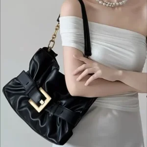 Balmain Women Black Medium Anthem Bag Calfskin