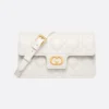 Dior Women Jolie Mini Bag Powder Beige Cannage Lambskin S3117UNJB