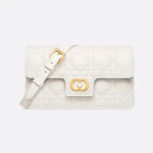 Dior Women Jolie Mini Bag Powder Beige Cannage Lambskin S3117UNJB