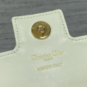 Dior Women Jolie Mini Bag Powder Beige Cannage Lambskin S3117UNJB