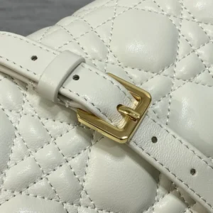 Dior Women Jolie Mini Bag Powder Beige Cannage Lambskin S3117UNJB
