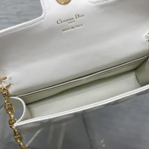 Dior Women Jolie Mini Bag Powder Beige Cannage Lambskin S3117UNJB
