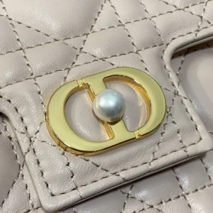 Dior Women Jolie Mini Bag Powder Pink Cannage Lambskin S3117UNJB