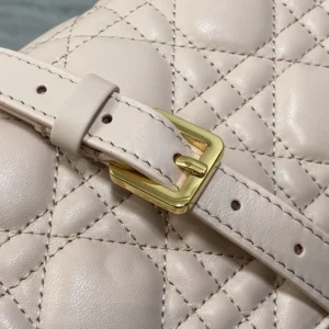 Dior Women Jolie Mini Bag Powder Pink Cannage Lambskin S3117UNJB