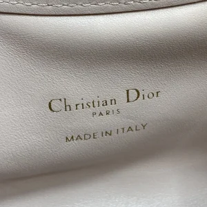 Dior Women Jolie Top Handle Mini Bag Powder Pink Cannage Lambskin