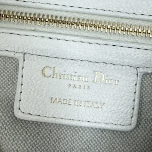 Dior Women Small Dior Voyage Bag Latte Flat Macrocannage Grained Calfskin