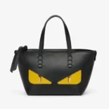 Fendi Ubisex Roll Mini Lunar New Year Black Leather Mini-bag