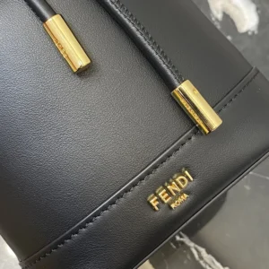 Fendi Women Mon Tresor Black Leather Mini-bag 8BS109AYJ1F0KUR