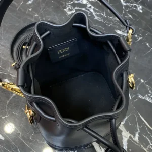 Fendi Women Mon Tresor Black Leather Mini-bag 8BS109AYJ1F0KUR