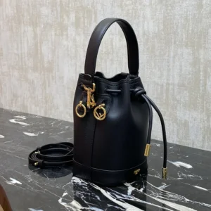 Fendi Women Mon Tresor Black Leather Mini-bag 8BS109AYJ1F0KUR