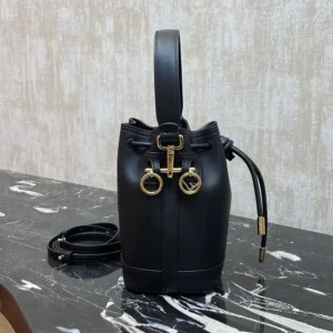 Fendi Women Mon Tresor Black Leather Mini-bag 8BS109AYJ1F0KUR