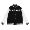 Givenchy Women Hooded Bomber Jacket in Wool and GIVENCHY Leather-Black 11 Givenchy Women Hooded Bomber Jacket in Wool and GIVENCHY Leather-Black