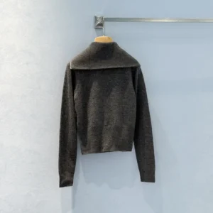 Miu Miu Women Cashmere Half-Zipper Sweater MMLB4717SA
