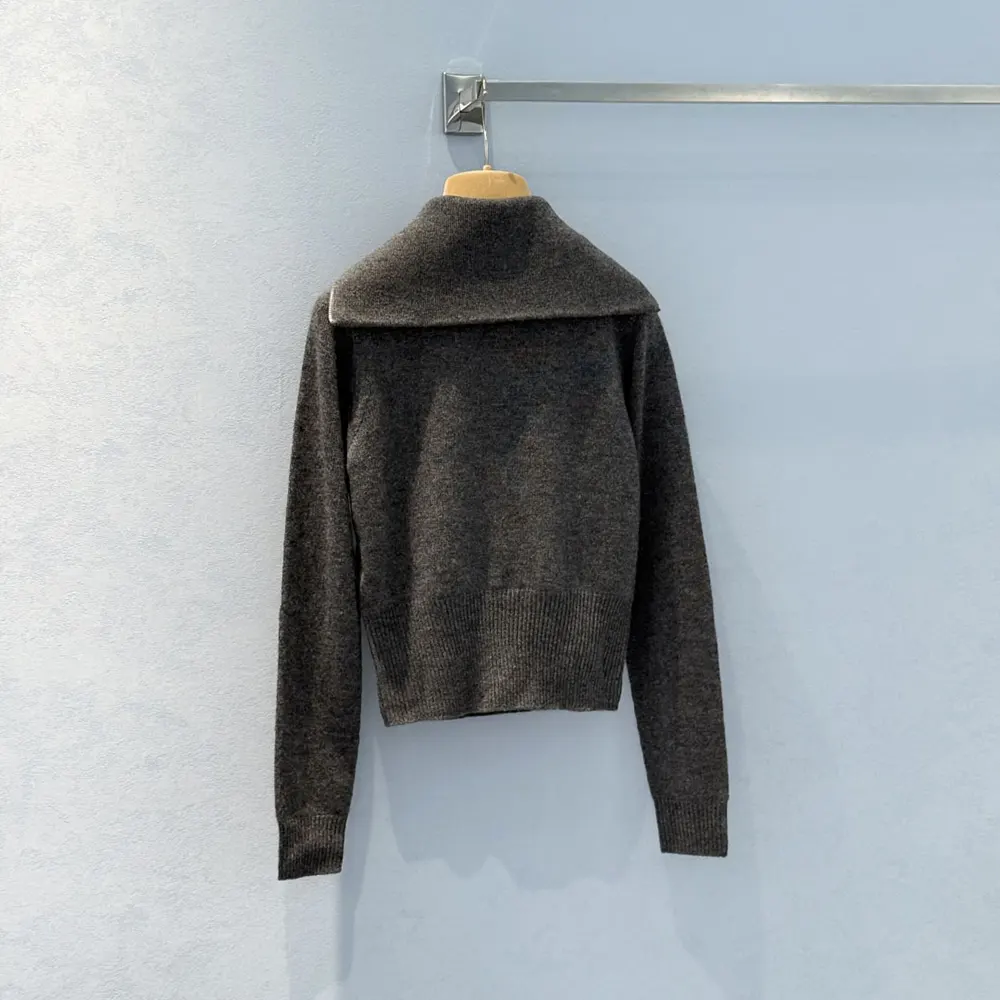 Miu Miu Women Cashmere Half-Zipper Sweater MMLB4717SA 2 Miu Miu Women Cashmere Half-Zipper Sweater MMLB4717SA
