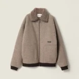 Miu Miu Women Cotton Fleece Zipper Blouson Jacket ML136917I1