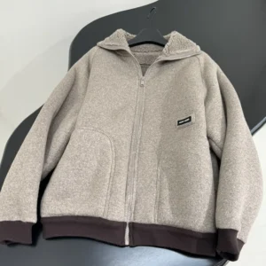 Miu Miu Women Cotton Fleece Zipper Blouson Jacket ML136917I1