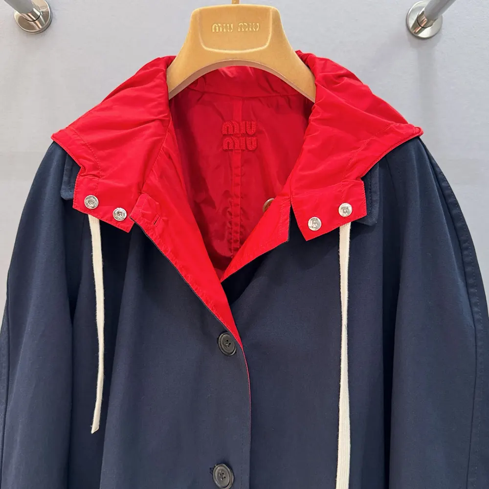Miu Miu Women Double-Breasted Kid Mohair And Technical Pongé Jacket 4 Miu Miu Women Double-Breasted Kid Mohair And Technical Pongé Jacket