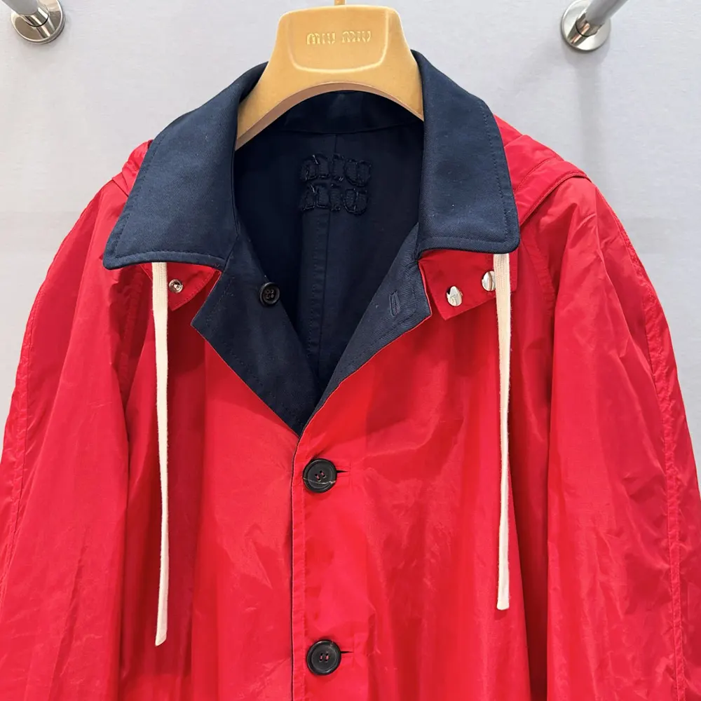 Miu Miu Women Double-Breasted Kid Mohair And Technical Pongé Jacket 9 Miu Miu Women Double-Breasted Kid Mohair And Technical Pongé Jacket