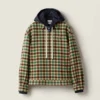 Miu Miu Women Gingham Check And Technical Fabric Jacket ML1268175X